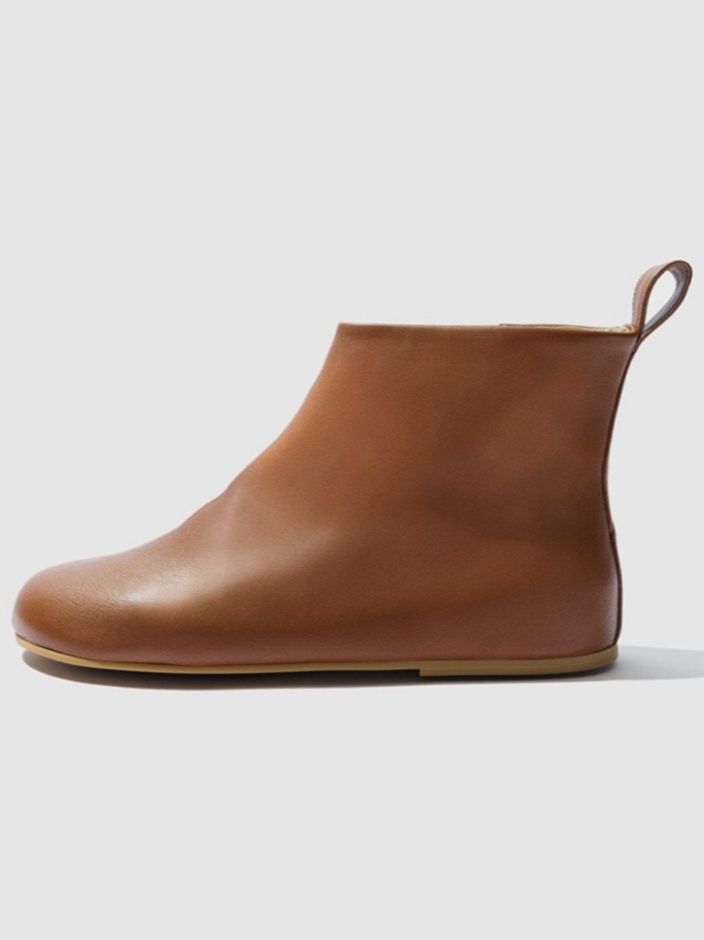 NEW Beatrice Valenzuela Umber Short Nappa Leather Ankle Boot Size 10